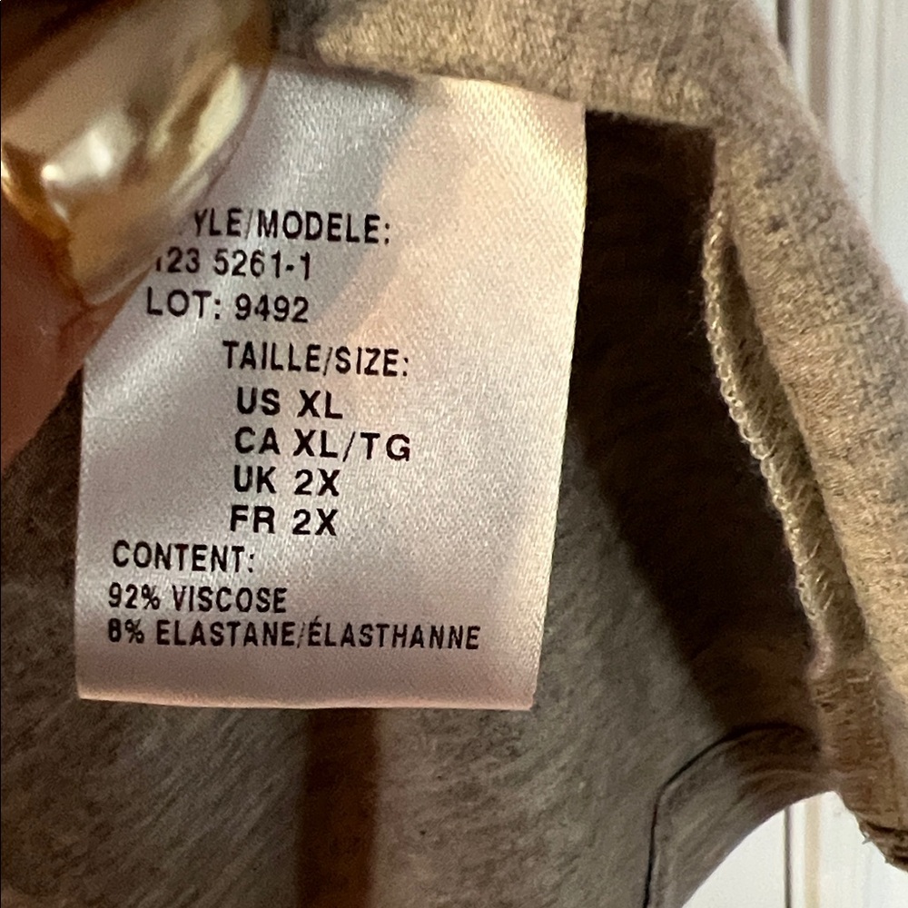 Mr.Max Women's Gray Open Front Cardigan - Picture 3 of 4